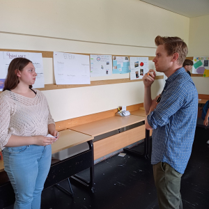 Schüler informierten das staunende Kollegium