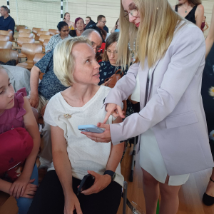 Letzte Vorbereitungen vor der Zeremonie