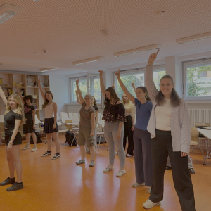 Die Musical-Gruppe in Aktion