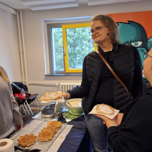 Waffeln bei der Ganztagsbetreuung